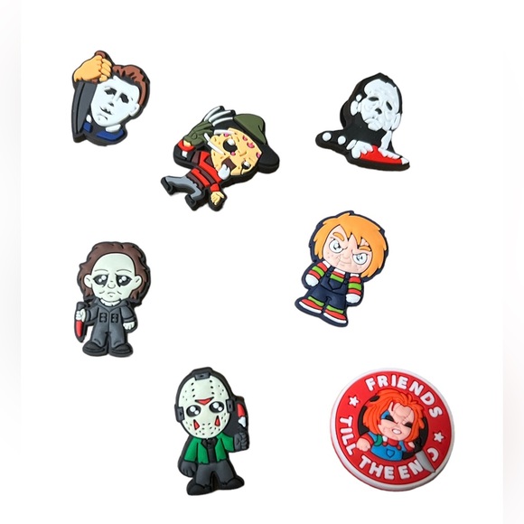 Accessories New 7 Horror Movie Themed Jibbitz Poshmark